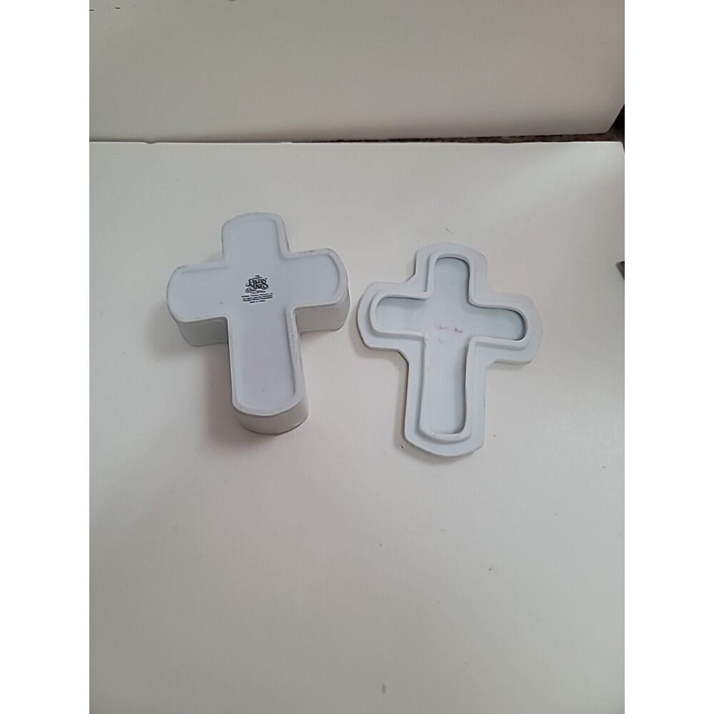 Precious Moments Cross Trinket Box This Day Has Been Made In Heaven Communion - Picture 3 of 3